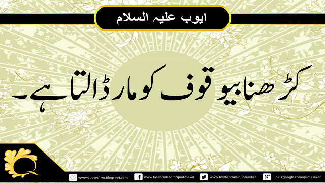 Quotes Of Ayub A.S | Best Urdu Quotes
