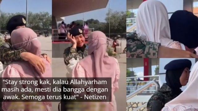 Terpaksa Rahsia Tak Nak Kacau Latihan Askar, Gadis Menangis Lepas Tahu Kehilangan Orang Tersayang.