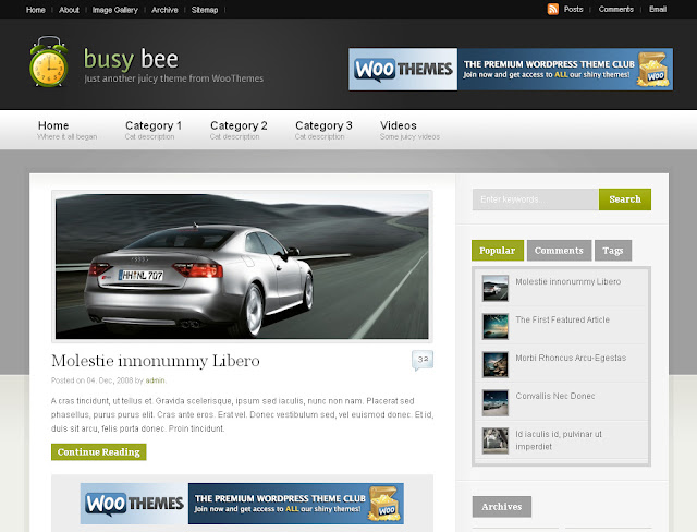 Busy Bee Wordpress Theme Free Download.