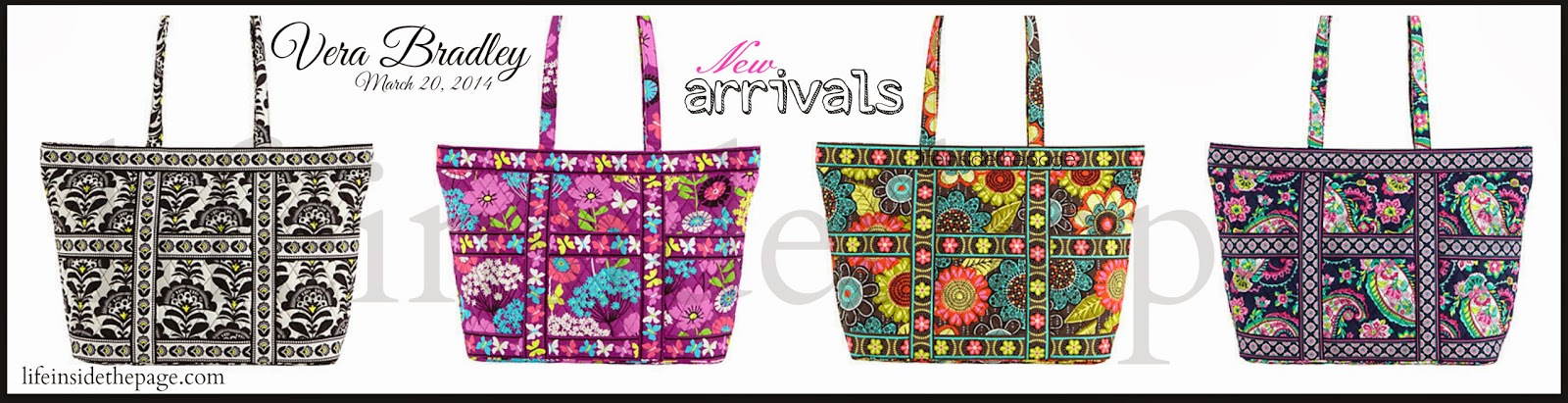 Vera Bradley | Summer 2014 | Fanfare | Flutterby | Flower Shower ...