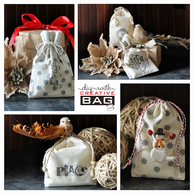 Creative Bag diy ideas using our fabric bags