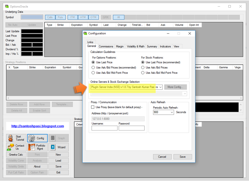 Options Oracle India Plugin: Option strategy analyzer tool for Indian stocks