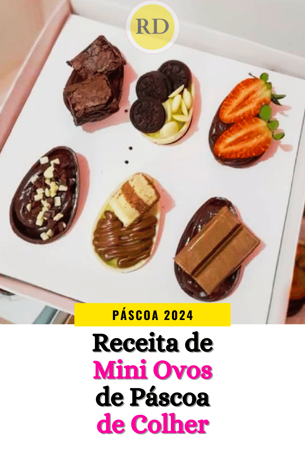 Receita de Mini Ovos de Páscoa de Colher