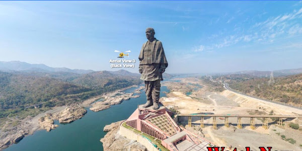 Statue Of Unity 360 Degree View Watch Here