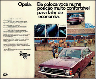 propaganda Chevrolet Opala Sedan - 1975, Opala 75, GM anos 70, Chevrolet década de 70, carros Chevrolet anos 70, Oswaldo Hernandez,