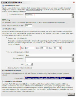 Virtual Machine Configurations