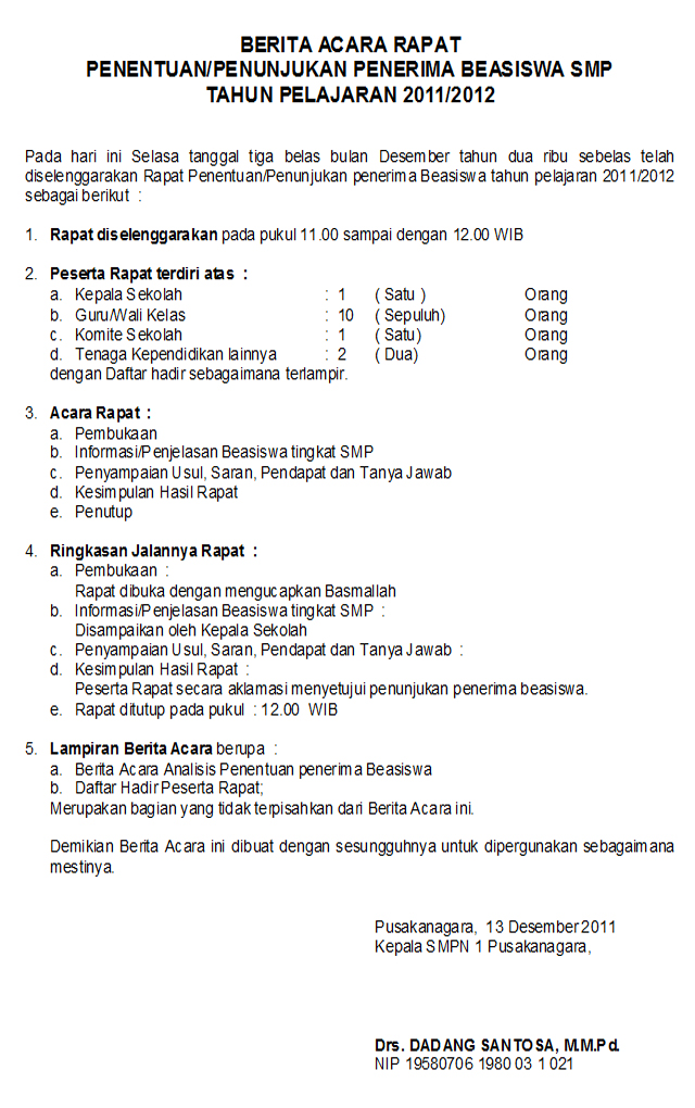 Contoh Berita Acara Kehilangan Barang Kantor - Temblor En