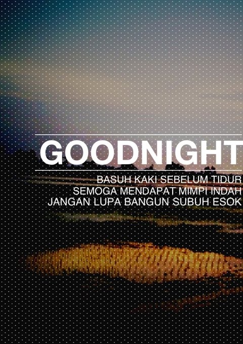  Ucapan  Selamat  Malam  Dan Selamat  Tidur  Dalam Bahasa 