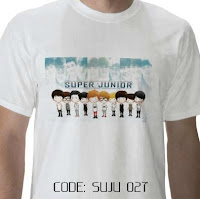 KAOS SUJU KAOS SUPER JUNIOR