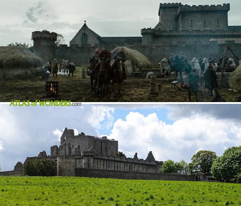 Craigmillar Castle filming Outlaw King