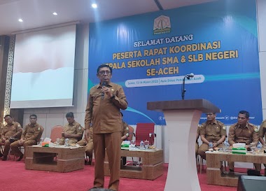 Rakor Kepala SMA dan SLB Se-Aceh