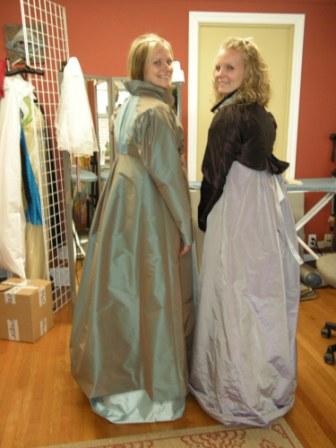 Back to my 1812 gowns for Fort Wellington this week