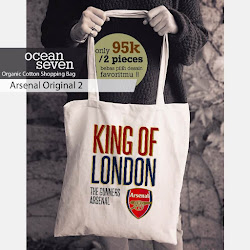 OceanSeven_Shopping Bag_Tas Belanja__Football Addiction_Arsenal Original 2