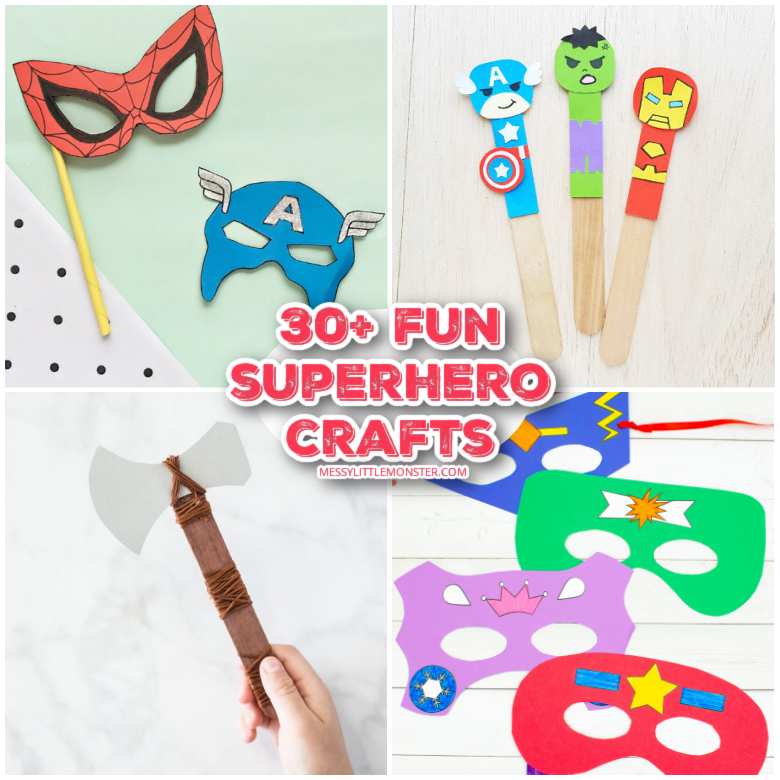 Superhero crafts for kids