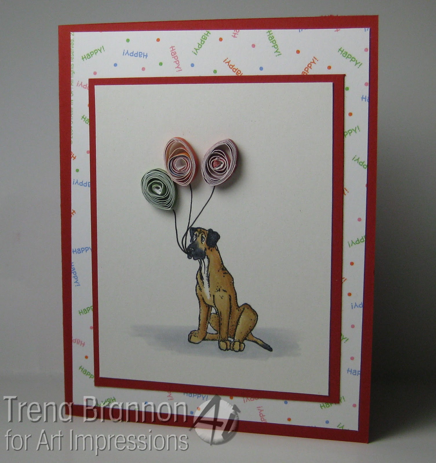 Trena's Stampin' Headquarters: Ai Challenge - Quilling