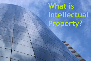 Building with blue sky what is intellectual property