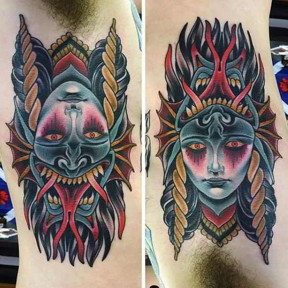 tatuajes de demonios y diablos