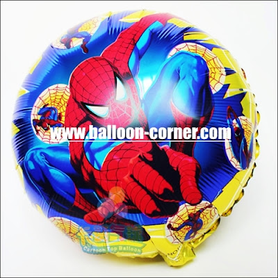 Balon Foil Bulat SPIDERMAN