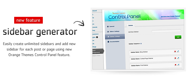 Sidebar Generator