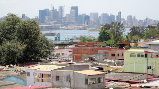 Lookout to the Luanda city from the Ilha