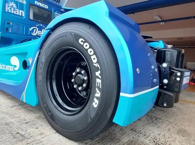 Caminhões da Copa Truck 2023 correm com pneus Goodyear na 1ª etapa em Goiânia (GO)
