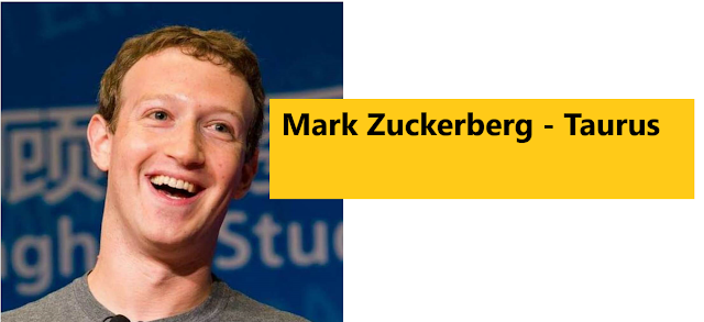  Mark Zuckerberg - Taurus