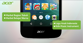 Acer Liquid Z320 dengan fitur Kids Center