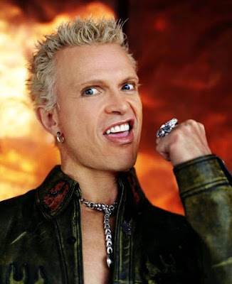 Billy Idol blonde punk hairstyle. When it comes to the hairstyle it seems 
