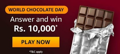 Amazon World Chocolate Day Quiz Answers