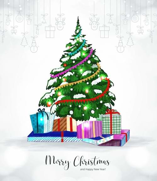 merry christmas tree images free pohon natal