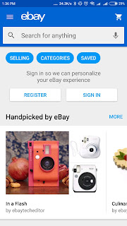 eBay Aplikasi Menghasilkan uang di Android 