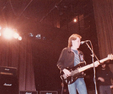 Bruce Foxton at soundcheck, Edinburgh 1979