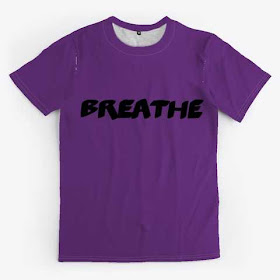 Breathe All-over Unisex Tee Shirt Purple