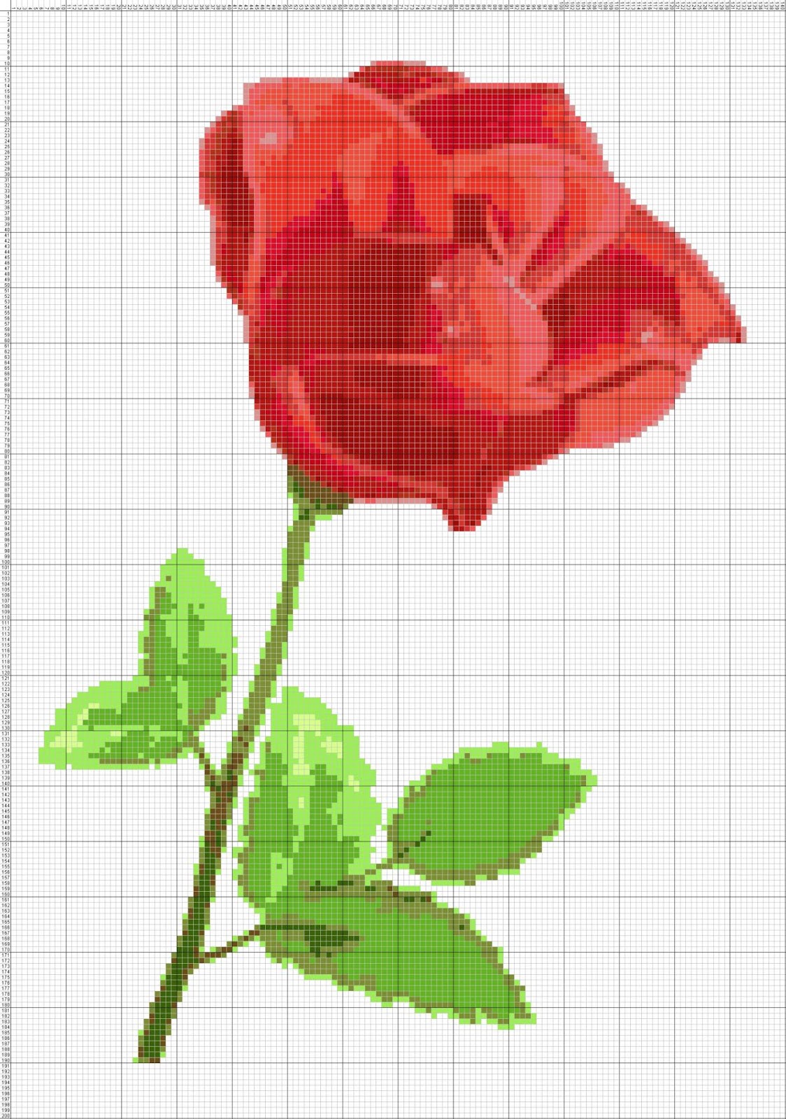  Gambar  Bunga  Mawar  Abstrak Pickini