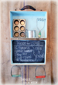 A Vintage Skate Box Is Now and Adorable Shelf and Chalkboard!