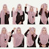 Tutorial Hijab Pashmina Satin