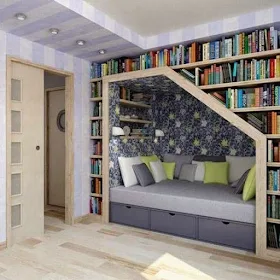 DECORACIÓN: Dormitorios con Libreros