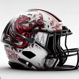 Jacksonville State Gamecocks Harry Potter Concept Football Helmet