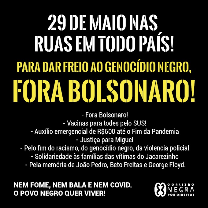 AGORA E SEMPRE #FORABOLSONAROGENOCIDA