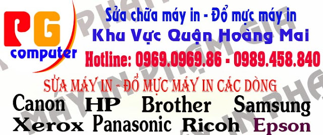 sửa chữa máy in. đổ mực máy in tại nhà LH: 0969.0969.86