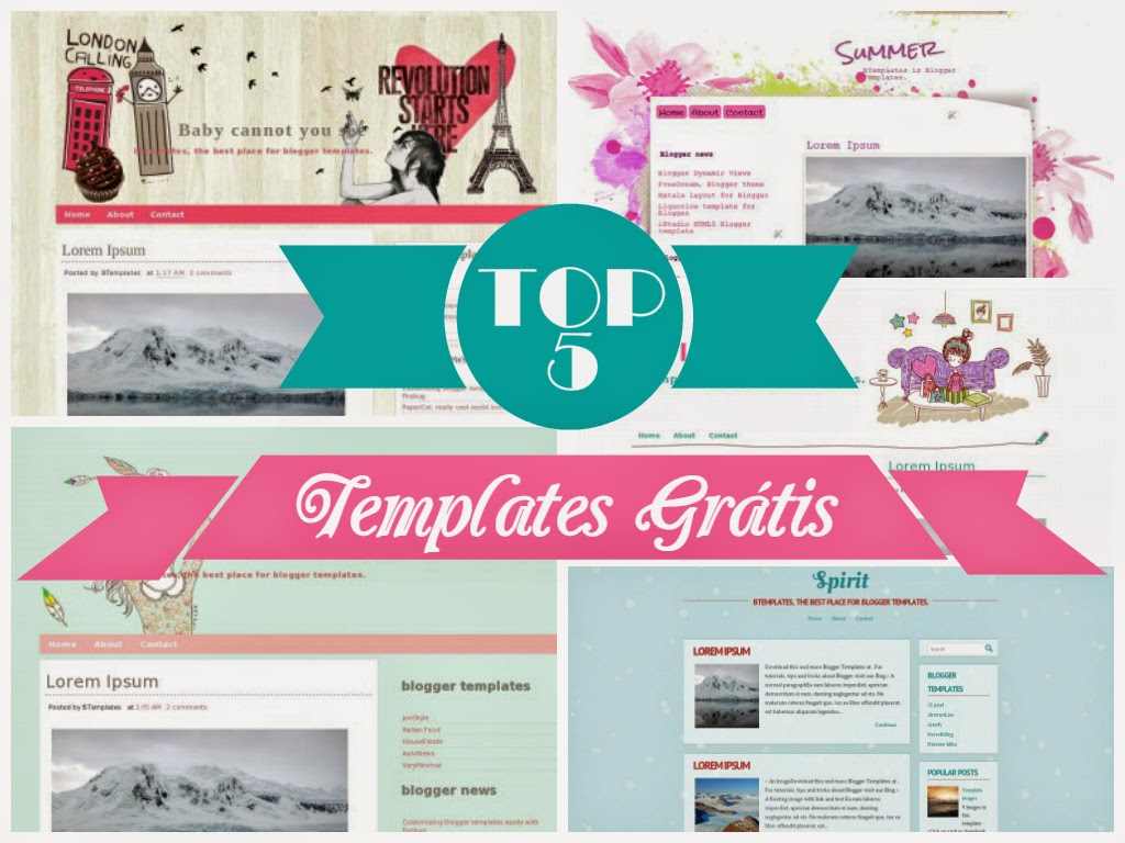 Dicas Templates Gratuitos para Blogger 1 Coruja Doce 