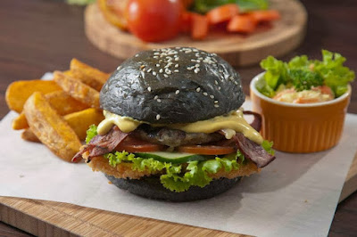 Resep Black Burger Halal Asli Indonesia