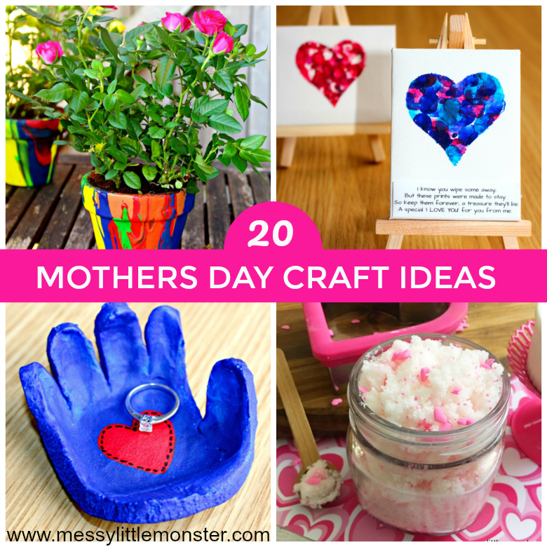 Mothers Day Craft Ideas - Messy Little Monster