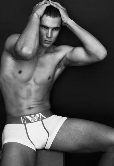 nadal for armani. Nadal posing for Armani