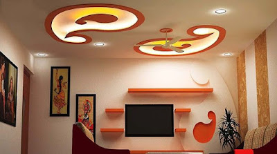 gypsum board design for the ceiling