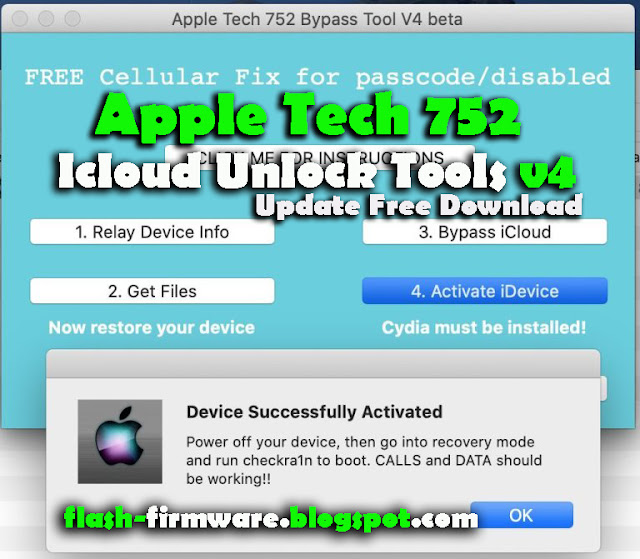 Apple Tech 752 Icloud Unlock Tools v4 Update Free Download