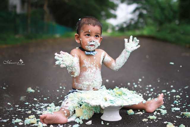 Cake smash session in Goa by mamtha photography