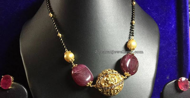 Fancy Beads Necklaces with Nakshi Balls