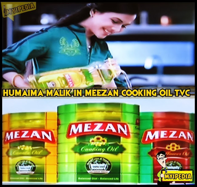 humaima malik in mezan cooking oil