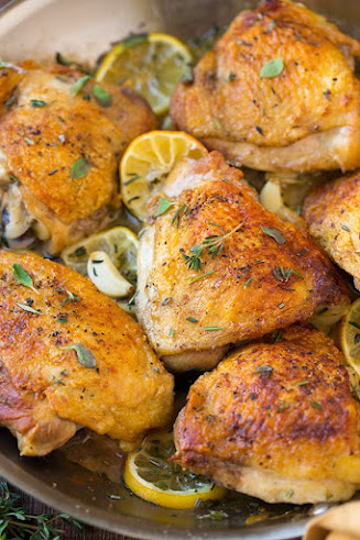 Garlic and Lemon Roasted Chicken